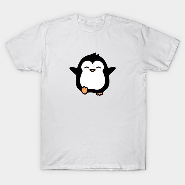 Penguin T-Shirt by littlemandyart